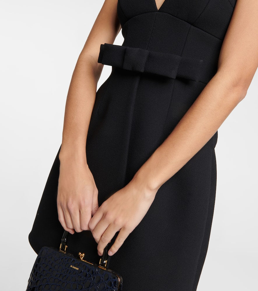 Jil Sander Wool-blend crêpe minidress