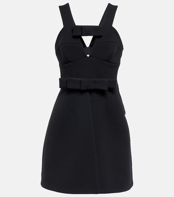 Jil Sander Wool-blend crêpe minidress