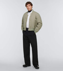 Jil Sander Wool gabardine bomber jacket
