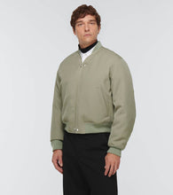 Jil Sander Wool gabardine bomber jacket