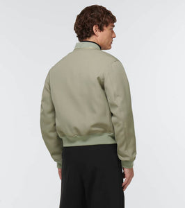 Jil Sander Wool gabardine bomber jacket