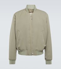 Jil Sander Wool gabardine bomber jacket