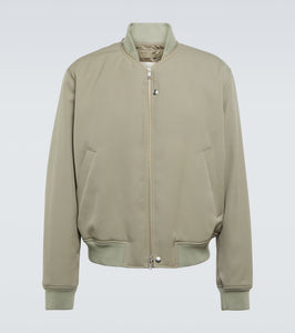 Jil Sander Wool gabardine bomber jacket