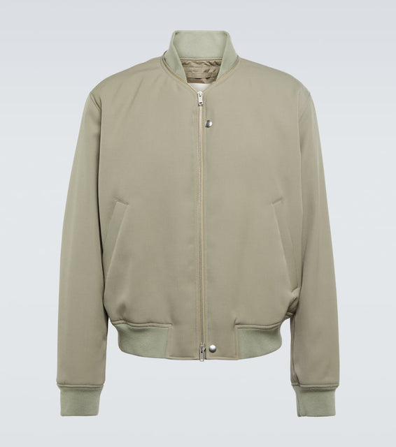 Jil Sander Wool gabardine bomber jacket