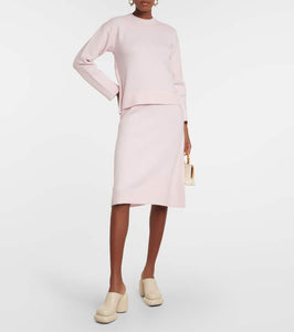 Jil Sander Wool midi dress