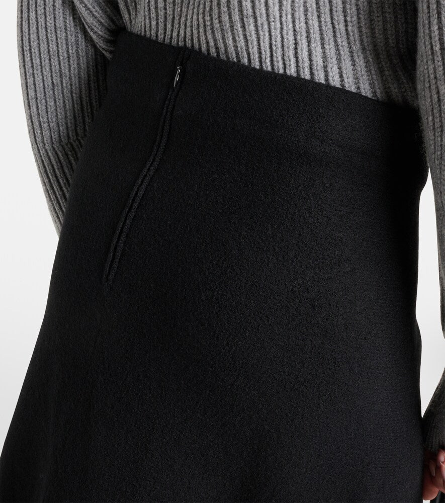 Jil Sander Wool midi skirt