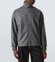 Jil Sander Zip-up wool sweatshirt