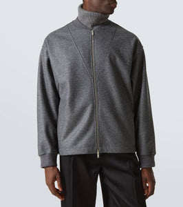 Jil Sander Zip-up wool sweatshirt