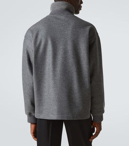 Jil Sander Zip-up wool sweatshirt