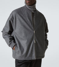 Jil Sander Zip-up wool sweatshirt