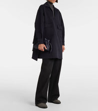Jimmy Choo Addie leather-trimmed felt loafers