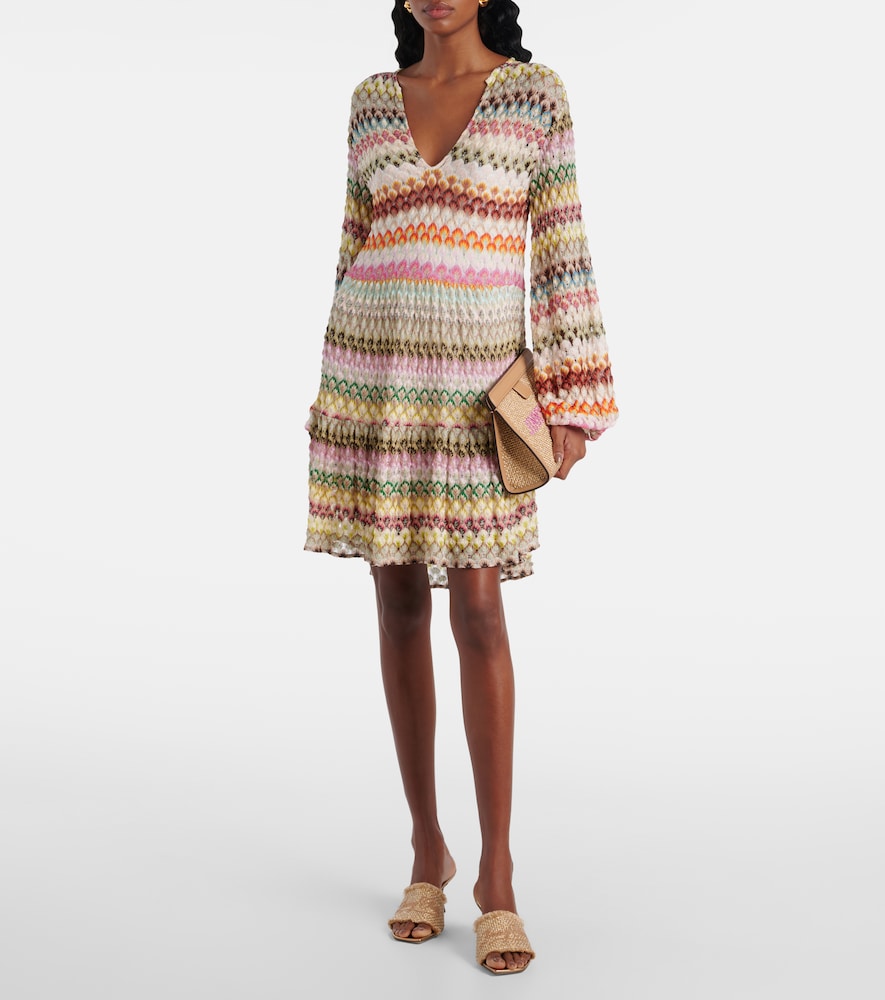 Jimmy Choo Alexia 70 logo woven lame mules