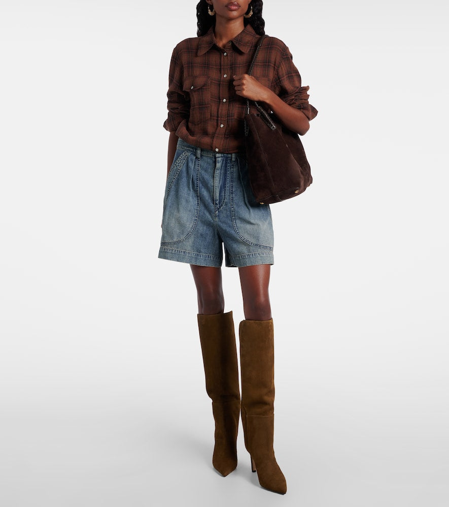 Jimmy Choo Alizze 85 suede knee-high boots