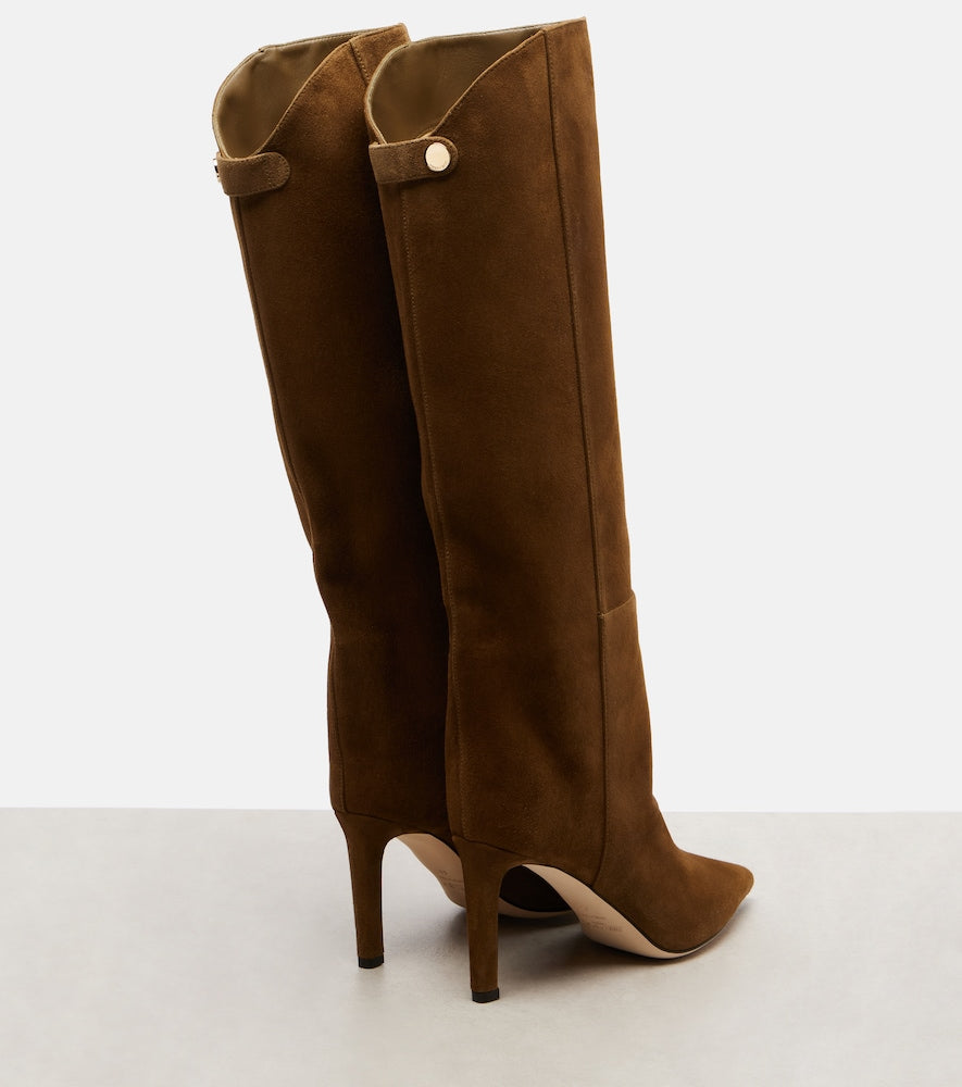 Jimmy Choo Alizze 85 suede knee-high boots