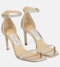 Jimmy Choo Alva 85 embellished glitter sandals