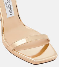 Jimmy Choo Alva metallic leather sandals