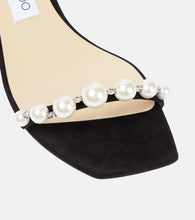 Jimmy Choo Amara 45 embellished suede sandals