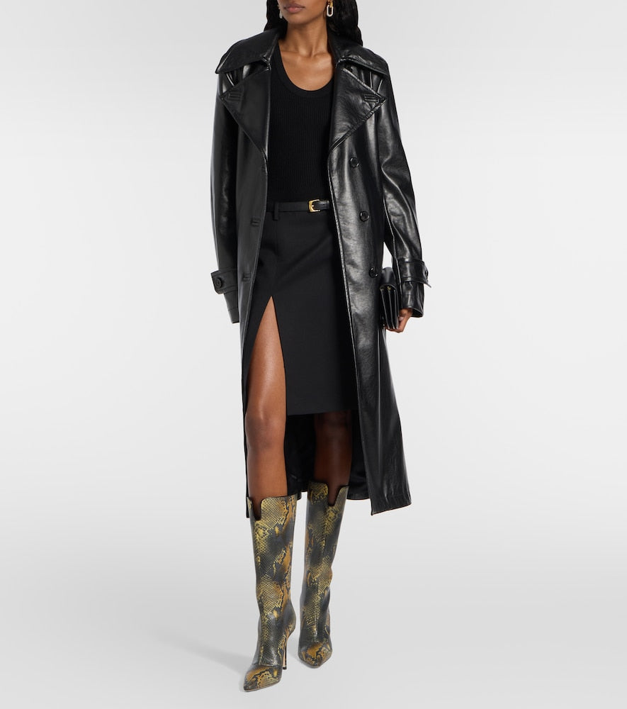 Jimmy Choo Archive Boot 100 leather knee-high boots