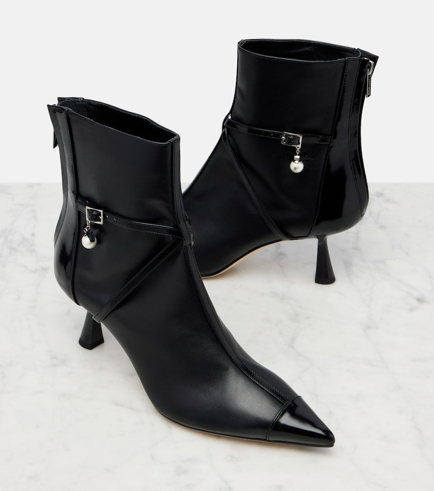 Jimmy Choo Aren 65 leather ankle boots