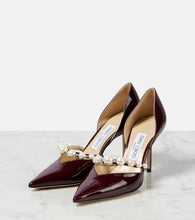 Jimmy Choo Aurelia 85 patent leather pumps