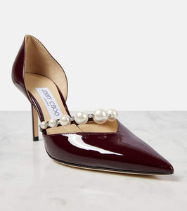 Jimmy Choo Aurelia 85 patent leather pumps