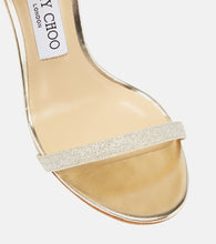Jimmy Choo Aveline 100 bow-trimmed sandals