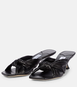 Jimmy Choo Avenue 50 leather mules
