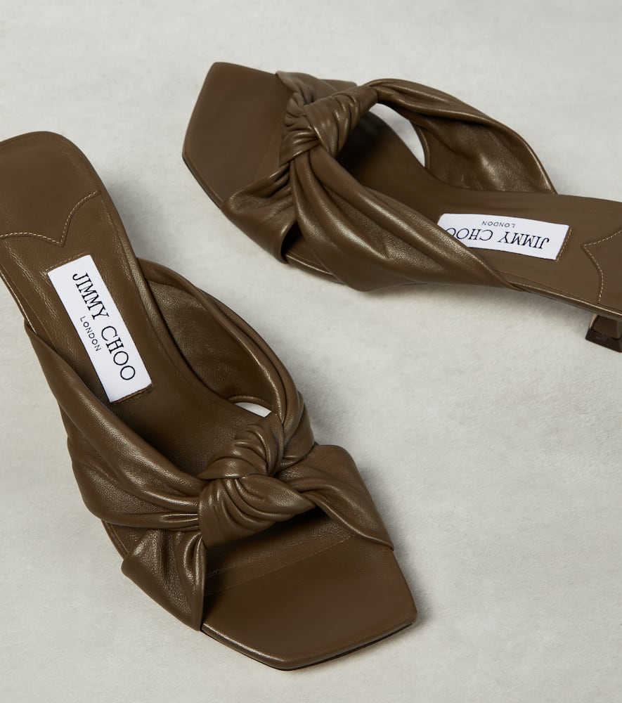 Jimmy Choo Avenue 50 leather mules