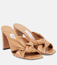 Jimmy Choo Avenue 85 leather mules - Jimmy Choo Avenue 85 皮革穆勒鞋