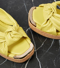 Jimmy Choo Avenue lizard-effect leather wedge mules