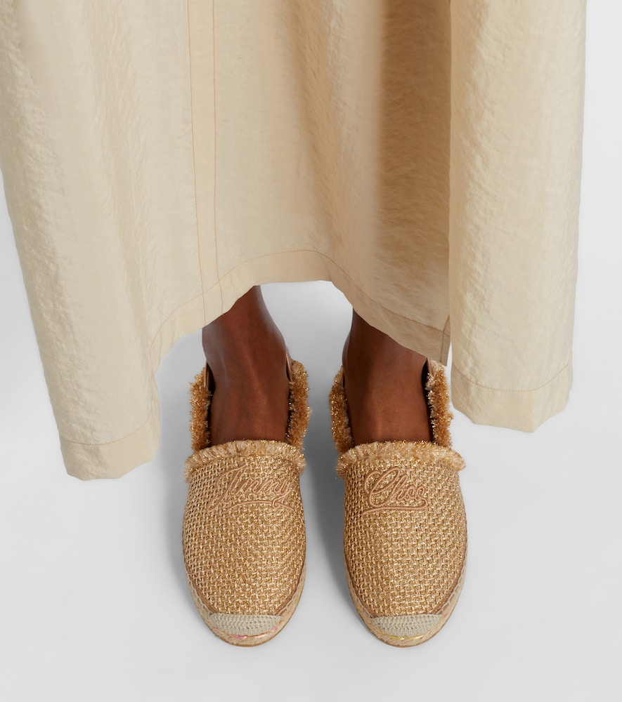 Jimmy Choo Avi woven espadrilles