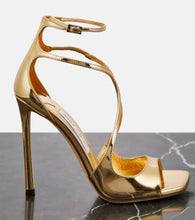 Jimmy Choo Azia 110 patent leather sandals