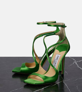 Jimmy Choo Azia 110 satin sandals