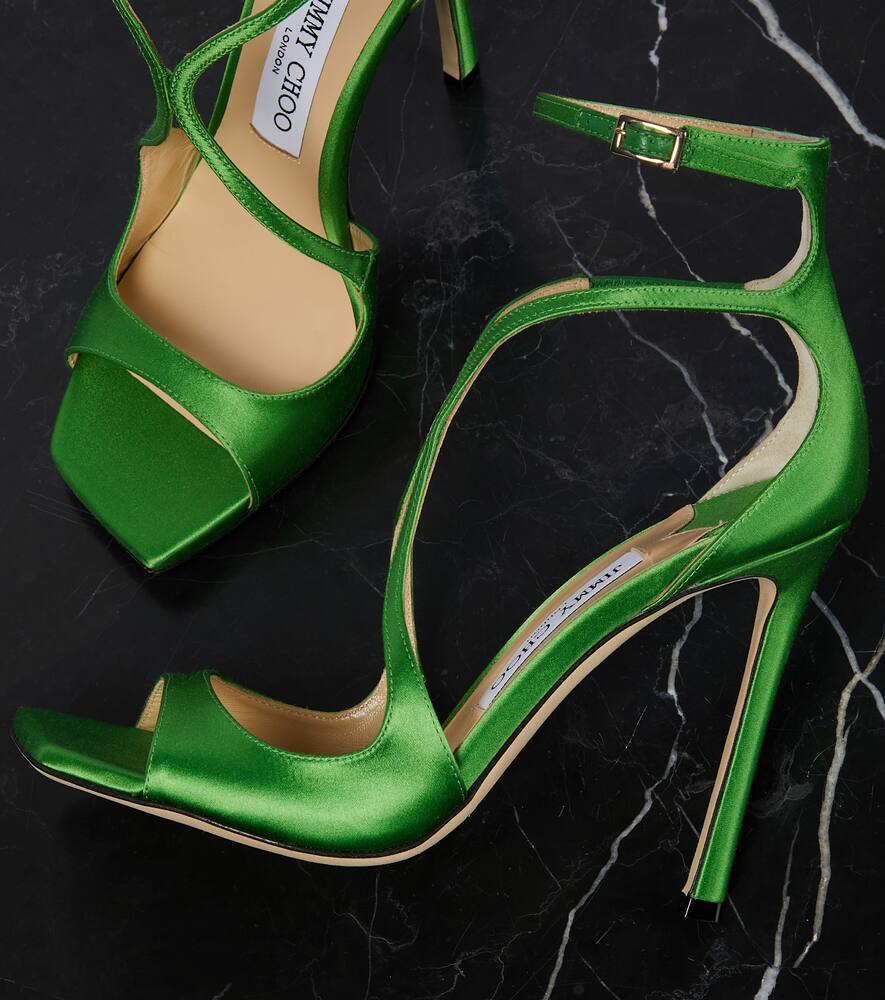 Jimmy Choo Azia 110 satin sandals