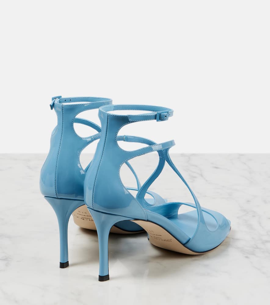 Jimmy Choo Azia 75 patent leather sandals