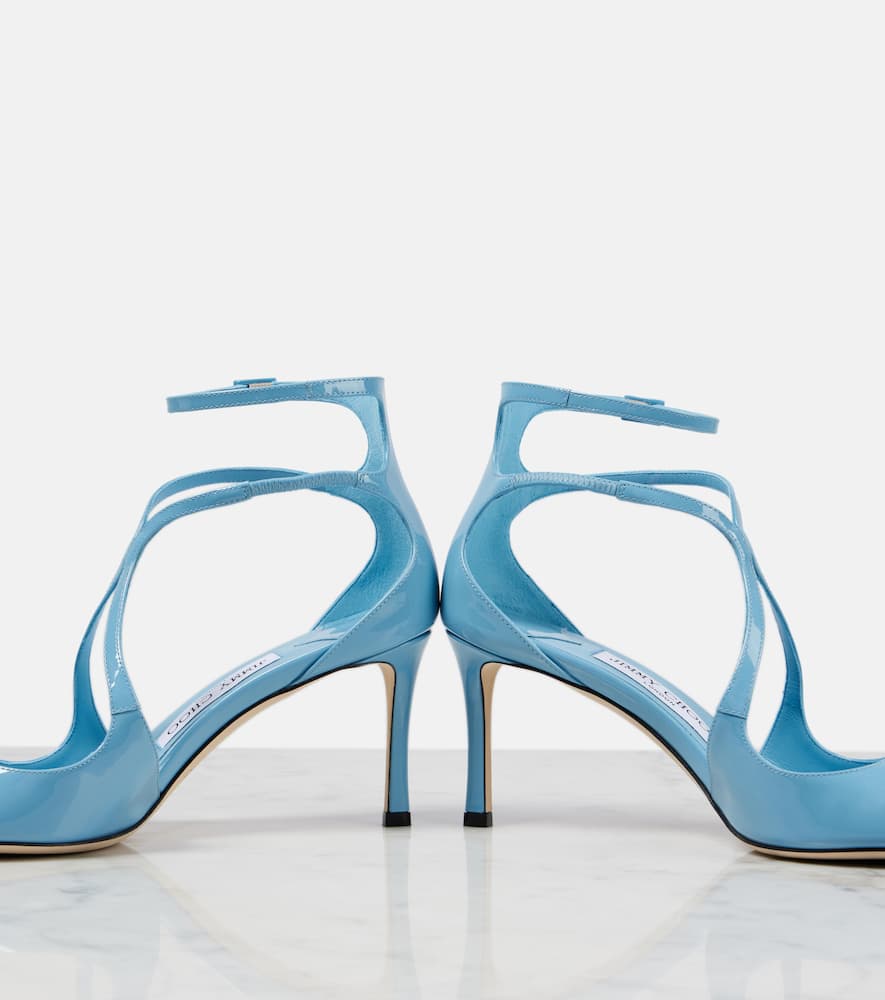 Jimmy Choo Azia 75 patent leather sandals