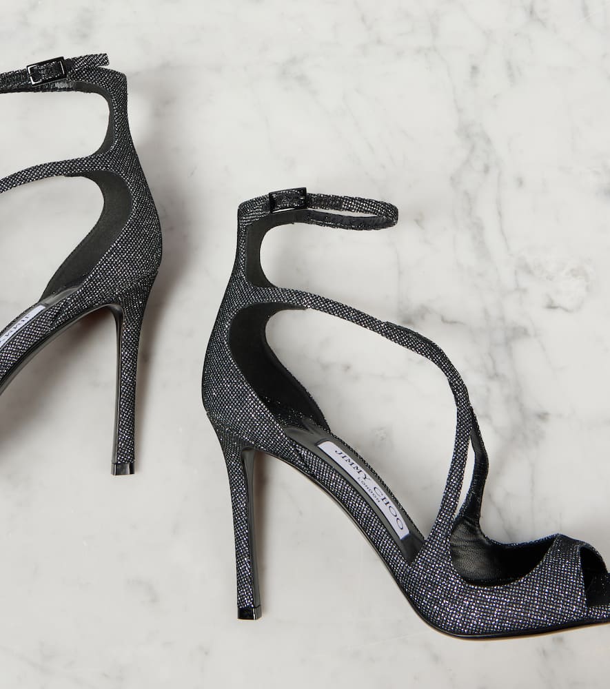 Jimmy Choo Azia 95 glitter sandals