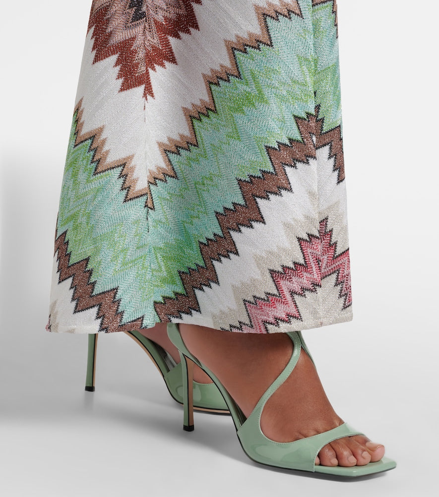Jimmy Choo Azia patent leather sandals