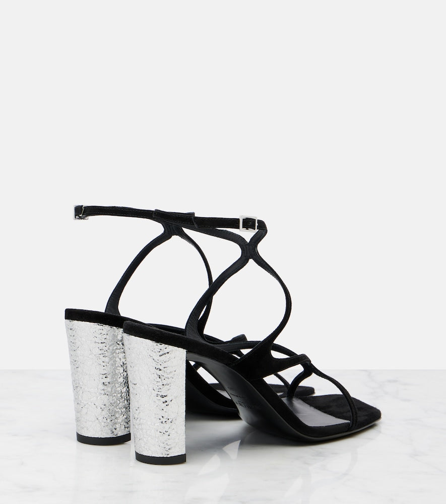 Jimmy Choo Azie 85 embellished suede sandals