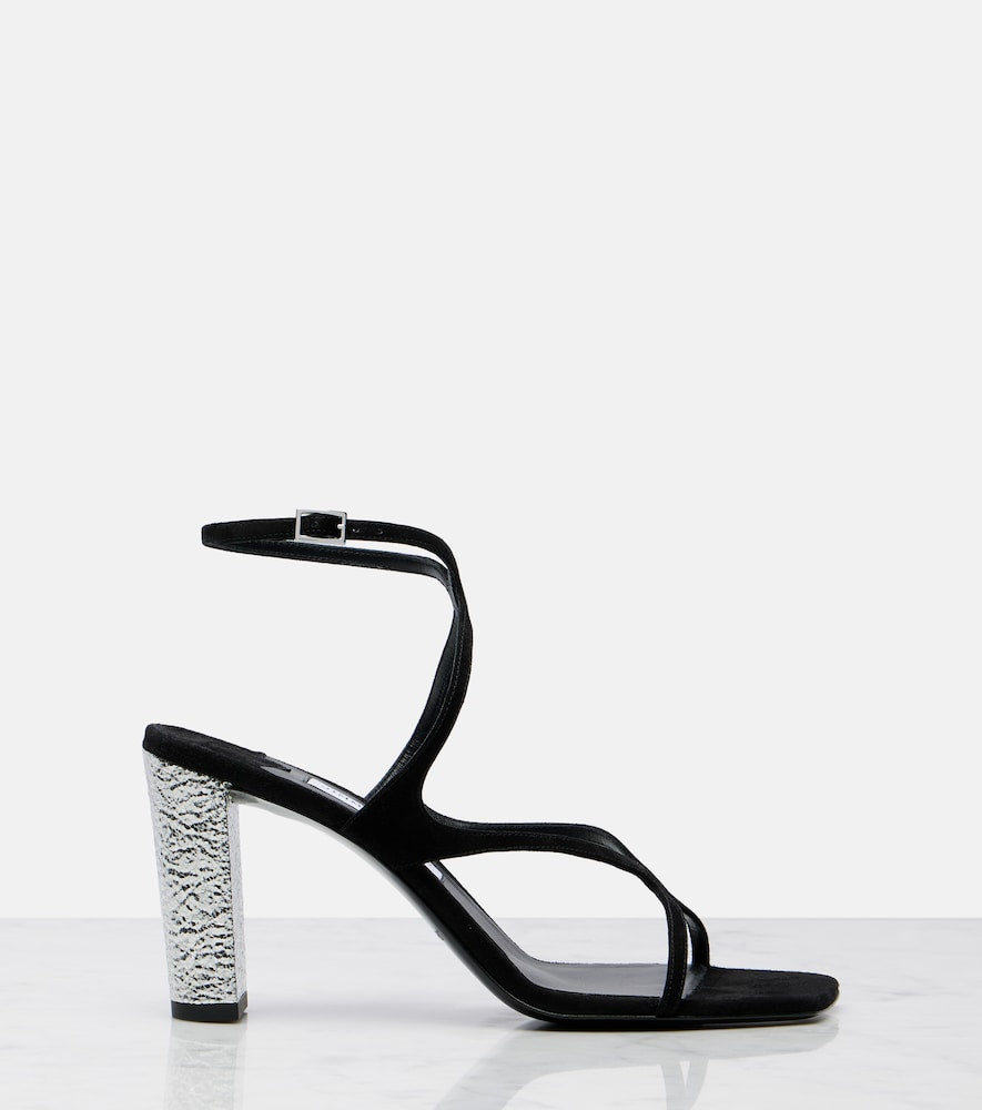 Jimmy Choo Azie 85 embellished suede sandals