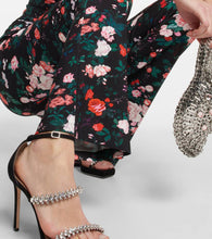 Jimmy Choo Bing 105 crystal-embellished suede sandals