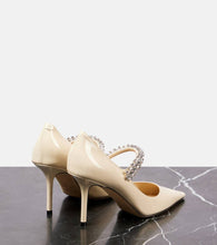 Jimmy Choo Bing embellished patent leather pumps
