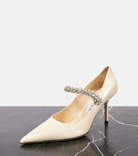 Jimmy Choo Bing embellished patent leather pumps