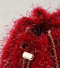 Jimmy Choo Bon Bon Mini tinsel-embellished bucket bag