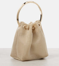 Jimmy Choo Bon Bon Small mesh bucket bag