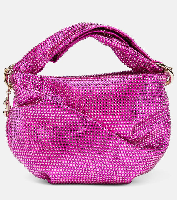 Jimmy Choo Bonny crystal-embellished tote bag