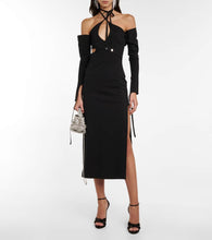 Jimmy Choo Bonny crystal mesh and satin tote