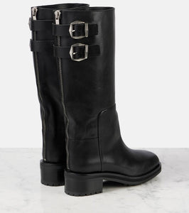 Jimmy Choo Brooklyn 50 leather knee-high boots