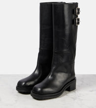 Jimmy Choo Brooklyn 50 leather knee-high boots