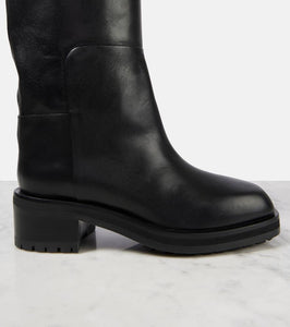 Jimmy Choo Brooklyn 50 leather knee-high boots